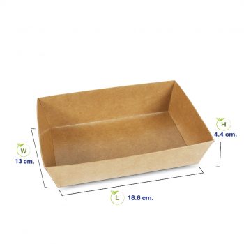 กล่องกระดาษใส่ขนม-กล่องซูชิ-900ml-dimension1