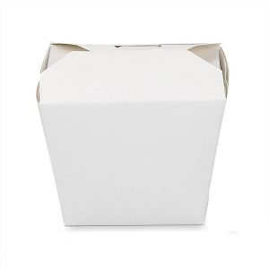 กล่องกระดาษใส่อาหาร To go ทรงสูง หูเกี่ยว 32 ออนซ์4