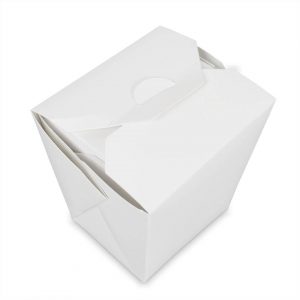 กล่องกระดาษใส่อาหาร To go ทรงสูง หูเกี่ยว 32 ออนซ์5