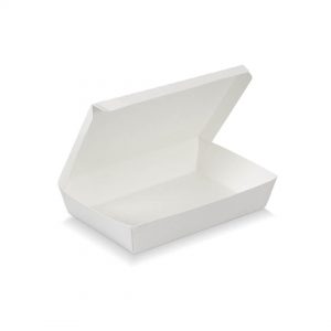 กล่องกระดาษใส่อาหาร ลายดอกไม้ ไซส์ S4