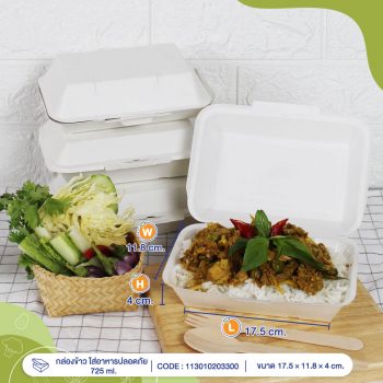 ไอเดียขายอาหารออนไลน์ บรรจุภัณฑ์มีกี่ประเภท กล่องข้าว-ใส่อาหารปลอดภัย-725-ml.profile