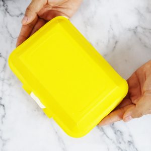 กล่องข้าว ใส่อาหารปลอดภัย สีเหลือง 725 ml.2
