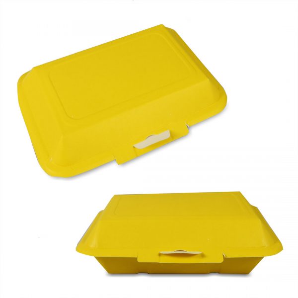 กล่องข้าว ใส่อาหารปลอดภัย สีเหลือง 725 ml.6