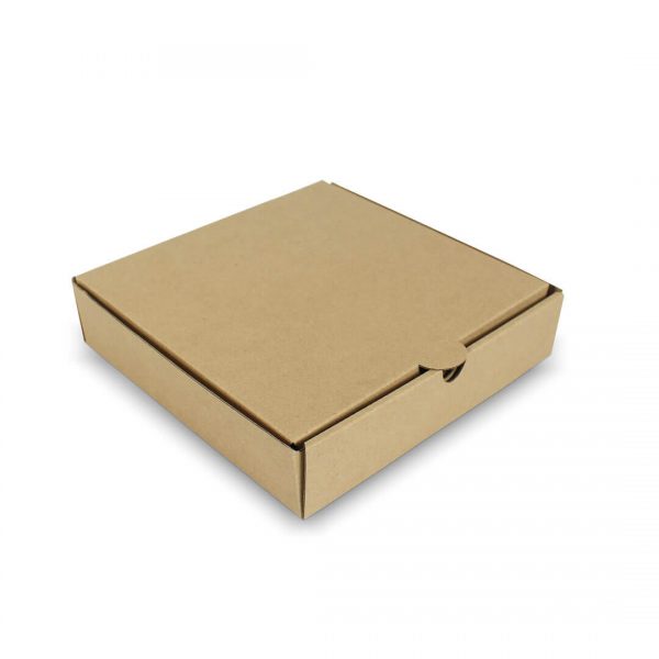 กล่องพิซซ่าสี่เหลี่ยม ขนาด 8 นิ้ว 20.3 x 20.3 x 4.5 ซม.