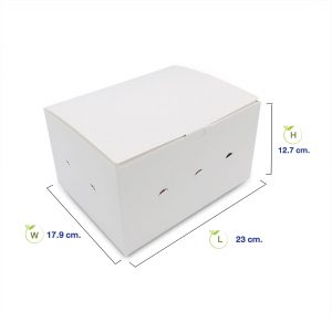 กล่องไก่ทอด-สีขาว-size-L-dimension