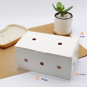 กล่องไก่ทอด สีขาว บรรจุ 13-15 ชิ้น (Size M) ขนาดเดียวกับ กล่องไก่ทอดบอนชอน dimension.jpg