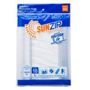ถุงซิปล็อค Sunzip H7 10 ถุง/แพ็ค