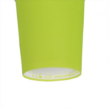 แก้วกระดาษ-สีเขียวมะนาว-8-ออนซ์-2