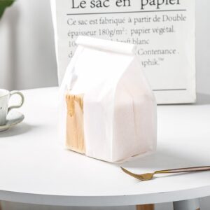 ถุงขนมปังสีขาว มีหน้าต่าง ลวดรัด ขนาด 13x10.8x28 cm.(ยxกxส)7