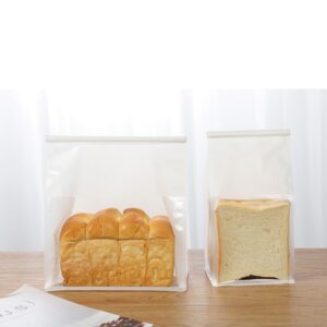 ถุงขนมปังสีขาว มีหน้าต่าง ลวดรัด ขนาด 22x11.1x28 cm.(ยxกxส) (2)