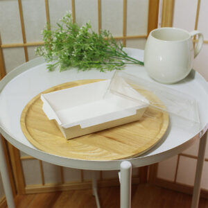 กล่องไฮบริด-กล่องกระดาษสีขาวใส่อาหาร-ฝาใส-25-oz--700-มล.(S)-2
