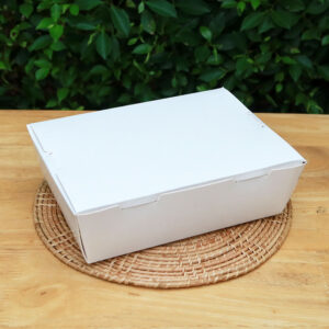 กล่องอาหาร สีขาว 1600 ml (Size L)