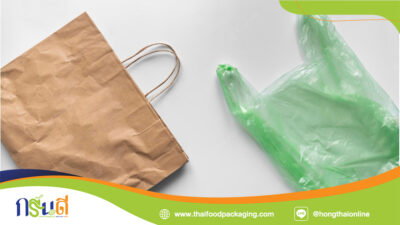 Paper bags with handles vs plastic bags with handles